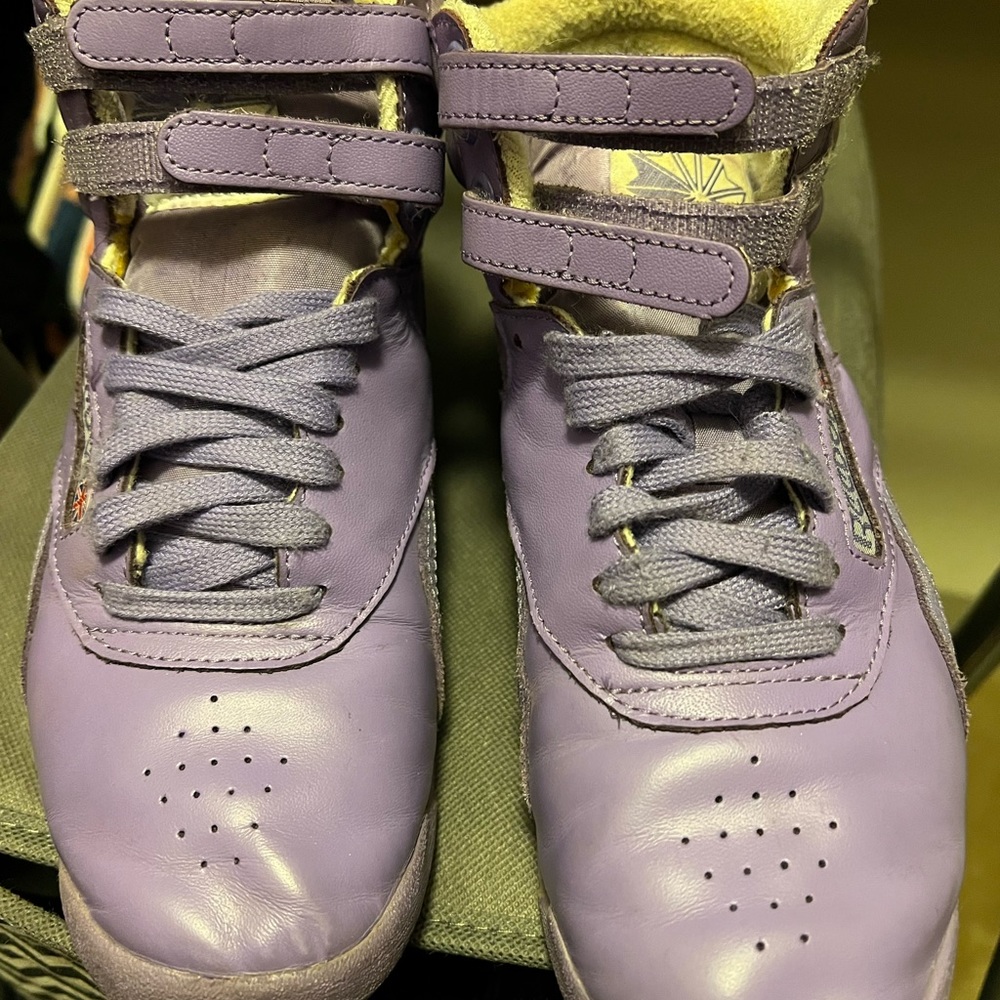 Pastel purple reeboks